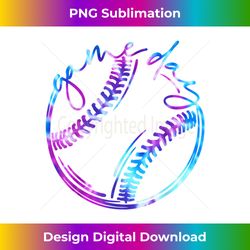 Game Day Baseball Softball Tie Dye Teen Girls Women Kids Mom - Bespoke Sublimation Digital File - Customize with Flair