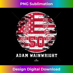 Vintage Baseball Flag Adam Wainwright St Louis MLBPA Tank Top - Contemporary PNG Sublimation Design - Crafted for Sublimation Excellence