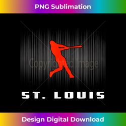 St. Louis Graphic Baseball Design I Love St. Louis Men Women - Futuristic PNG Sublimation File - Spark Your Artistic Genius