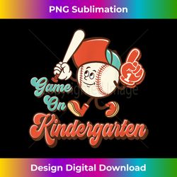 Groovy Baseball Game On Kindergarten Back To School Boy Girl - Chic Sublimation Digital Download - Ideal for Imaginative Endeavors