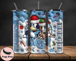 Christmas 20oz Tumbler Wrap PNG, Christmas 3D Inflated Puffy Tumbler Wrap Png, Grinchmas 20oz Png 267