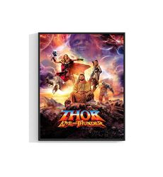 Thor Love and Thunder Movie Poster 2022 Art