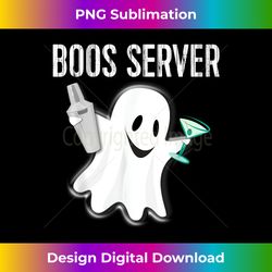 Boos Server Bartender Waitress Halloween - Sleek Sublimation PNG Download - Pioneer New Aesthetic Frontiers