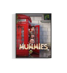 Mummies Tv Series Movie Kids Poster Print Film