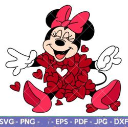 Minnie-Heart-Svg-Valentines-Day-Svg-Disney-Svg-Love-Svg-Cricut-Silhouette-Vector-Cut-file