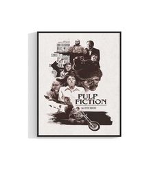 Pulp Fiction Movie 1994 Poster 90s Film Print