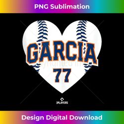Baseball Heart Luis Garcia Houston MLBPA Tank Top - Crafted Sublimation Digital Download - Challenge Creative Boundaries