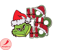 Grinch Christmas SVG, christmas svg, grinch svg, grinchy green svg, funny grinch svg, cute grinch svg, santa hat svg 11
