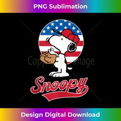 peanuts - snoopy americana baseball tank top - contemporary png sublimation design - lively and captivating visuals