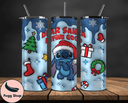 Grinchmas Christmas 3D Inflated Puffy Tumbler Wrap Png, Christmas 3D Tumbler Wrap, Grinchmas Tumbler PNG 95