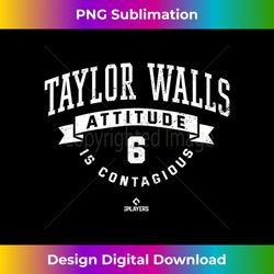 Taylor Walls Attitude Is Contagious Tampa Bay MLBPA Tank Top - Luxe Sublimation PNG Download - Customize with Flair