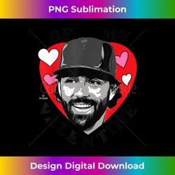 Dansby Swanson Be My Valentine Chicago Baseball MLBPA - Luxe Sublimation PNG Download - Channel Your Creative Rebel