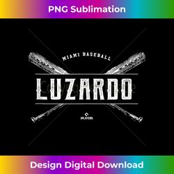 Vintage Baseball Bat Gameday Jesus Luzardo Miami MLBPA Tank Top - Urban Sublimation PNG Design - Customize with Flair