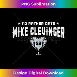 I'd Rather Date Mike Clevinger Chicago MLBPA Tank Top - Artisanal Sublimation PNG File - Spark Your Artistic Genius