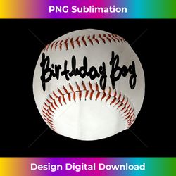 Birthday Boy T Signed Baseball Birthday Theme Party Tee - Chic Sublimation Digital Download - Ideal for Imaginative Endeavors