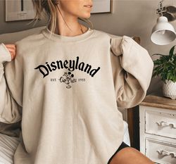 Disneyland 1955 Sweat, Mickey Mouse Disneyworld sweat, Disneyland sweat, Vintage Disney hoodie, Disney Trip sweat, Disne