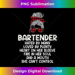bartender hated loved funny bartending bar drinks graphic - minimalist sublimation digital file - immerse in creativity with every design
