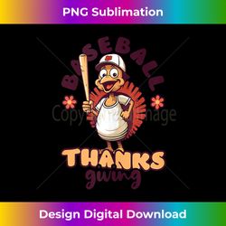 baseball thanks giving design thanksgiving baseball tank top - contemporary png sublimation design - enhance your art with a dash of spice