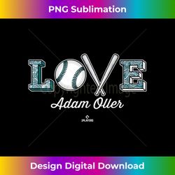 Love Adam Oller Seattle MLBPA Tank Top - Sleek Sublimation PNG Download - Animate Your Creative Concepts