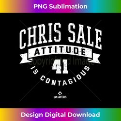 Chris Sale Attitude Is Contagious Boston MLBPA Tank Top - Crafted Sublimation Digital Download - Chic, Bold, and Uncompromising