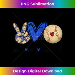 Peace Love Baseball Sign Hand Heart Softball Sport Men Women - Minimalist Sublimation Digital File - Infuse Everyday with a Celebratory Spirit