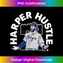 bryce harper - harper hustle - philadelphia baseball tank top - luxe sublimation png download - tailor-made for sublimation craftsmanship