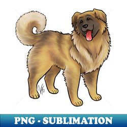 Dog - Leonberger - Brown - Exclusive Sublimation Digital File - Bold & Eye-catching