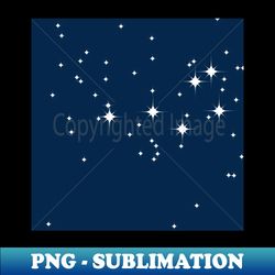 Mid Century Modern Starry Night - PNG Sublimation Digital Download - Bold & Eye-catching
