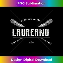 Vintage Baseball Bat Gameday Ramon Laureano Cleveland MLBPA Tank Top - Luxe Sublimation PNG Download - Access the Spectrum of Sublimation Artistry