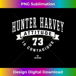Hunter Harvey Attitude Is Contagious Washington MLBPA Tank Top - Chic Sublimation Digital Download - Chic, Bold, and Uncompromising