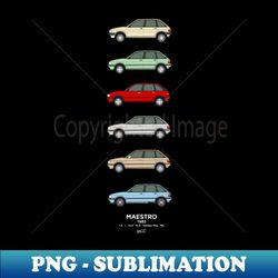 Austin Maestro car collection - Retro PNG Sublimation Digital Download - Perfect for Sublimation Mastery