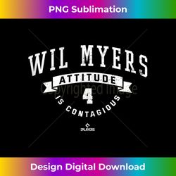Wil Myers Attitude Is Contagious Cincinnati MLBPA Tank Top - Urban Sublimation PNG Design - Rapidly Innovate Your Artistic Vision