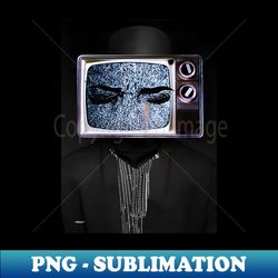Sad TV Abstract Art - Artistic Sublimation Digital File - Bring Your Designs to Life