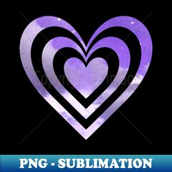 Pink Sky Heart Shape - Vintage Sublimation PNG Download - Perfect for Creative Projects