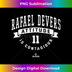 Rafael Devers Attitude Is Contagious Boston MLBPA Tank Top - Sublimation-Optimized PNG File - Striking & Memorable Impressions