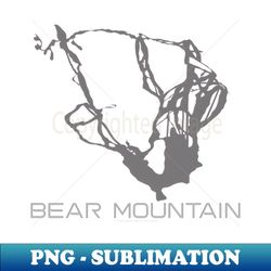 bear mountain resort 3d - instant png sublimation download - create with confidence