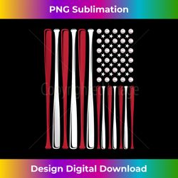 baseball bat usa flag american game baseball player baseball tank top - sophisticated png sublimation file - immerse in creativity with every design