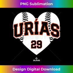 Baseball Heart Ramon Urias Baltimore MLBPA Tank Top - Timeless PNG Sublimation Download - Challenge Creative Boundaries