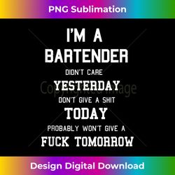 I'm A Bartender Funny Sarcastic Bartending Student Gift Tank Top - Chic Sublimation Digital Download - Enhance Your Art with a Dash of Spice