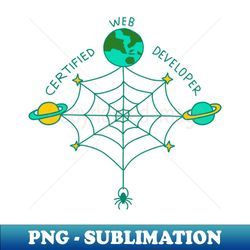 Certified Web Developer - Signature Sublimation PNG File - Perfect for Creative Projects