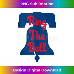 vintage philly baseball ring the bell philadelphia baseball tank top - artisanal sublimation png file - animate your creative concepts
