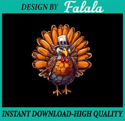 PNG ONLY- Thanksgiving Leopard Turkey Thanksgiving Autumn Fall season Png, Cute Turkey Face With Hat png, Thanksgiving P