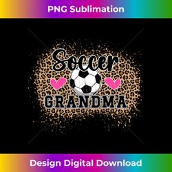 Soccer Grandma Leopard Grandma Of A Soccer Player Grandma Long Sleeve - Minimalist Sublimation Digital File - Tailor-Made for Sublimation Craftsmanship