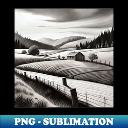 The Beautiful Of My Rural - Digital Sublimation Download File - Instantly Transform Your Sublimation Projects