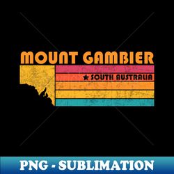 Mount Gambier South Australia Vintage Distressed Souvenir - Instant PNG Sublimation Download - Transform Your Sublimation Creations