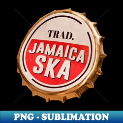 Traditional jamaica ska bottle cap - Exclusive PNG Sublimation Download - Transform Your Sublimation Creations