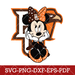 Bowling Green Falcons_mickey NCAA 6SVG Cricut, Mickey NCAA Team SVG DXF EPS PNG Files