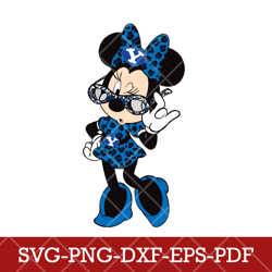 BYU Cougars_mickey NCAA 3SVG Cricut, Mickey NCAA Team SVG DXF EPS PNG Files