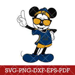 California Golden Bears_mickey NCAA 2SVG Cricut, Mickey NCAA Team SVG DXF EPS PNG Files