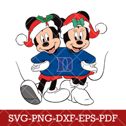 Duke Blue Devils_mickey NCAA 8SVG Cricut, Mickey NCAA Team SVG DXF EPS PNG Files